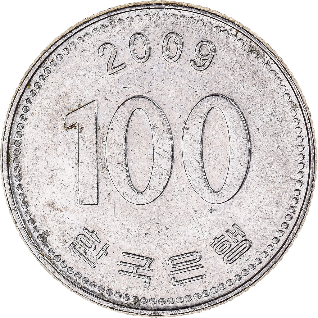 Moneta, COREA DEL SUD, 100 Won, 2009