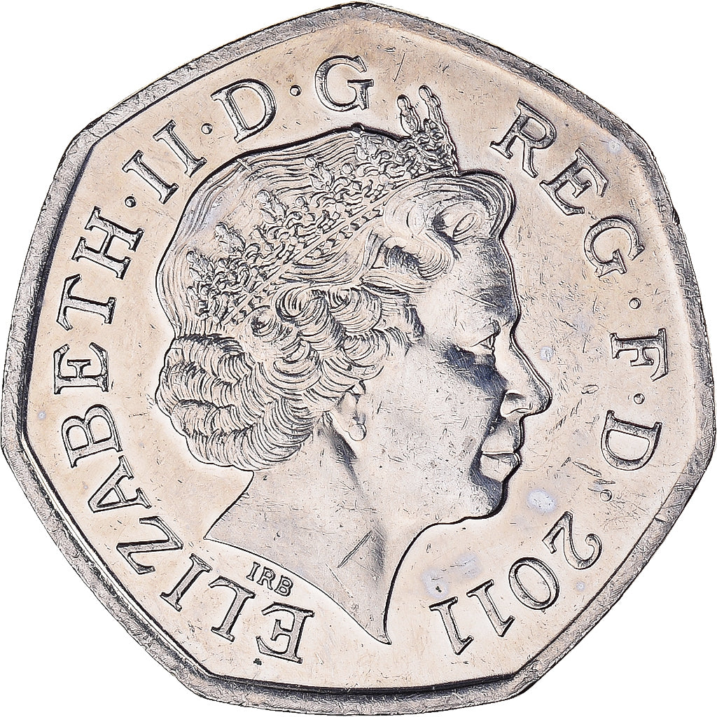 Monnaie, Grande-Bretagne, 50 Pence, 2011
