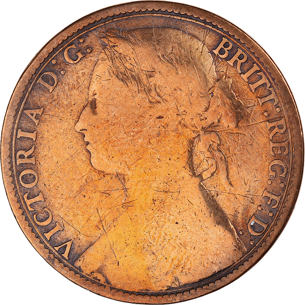 Moeda, Grã-Bretanha, Penny, 1880