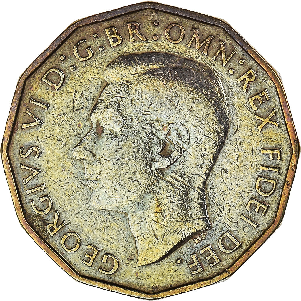 Coin, Great Britain, 3 Pence, 1950