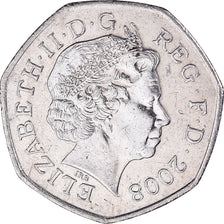 Moeda, Grã-Bretanha, 50 Pence, 2008
