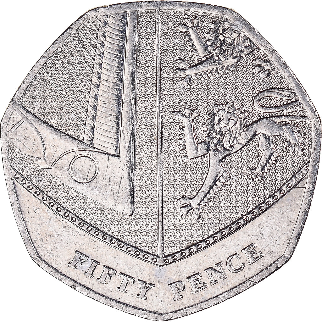Moeda, Grã-Bretanha, 50 Pence, 2008