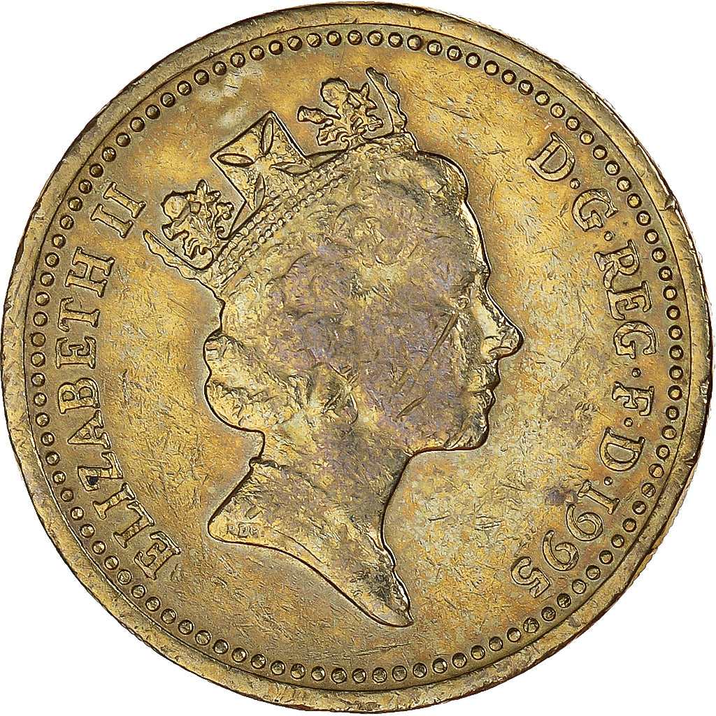 Coin, Great Britain, Pound, 1995