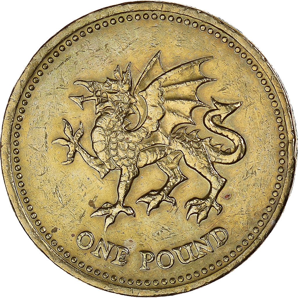 Coin, Great Britain, Pound, 1995