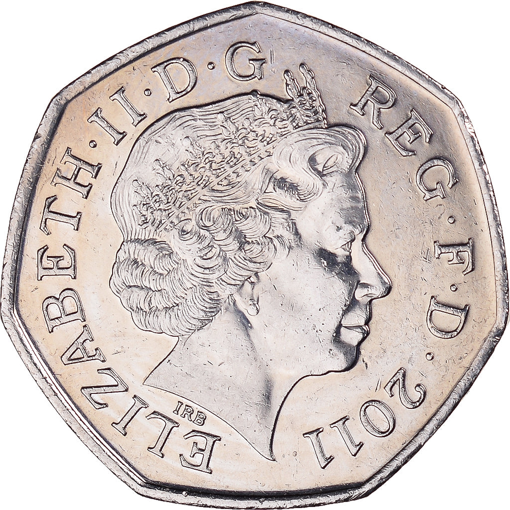 Coin, Great Britain, 50 Pence, 2011