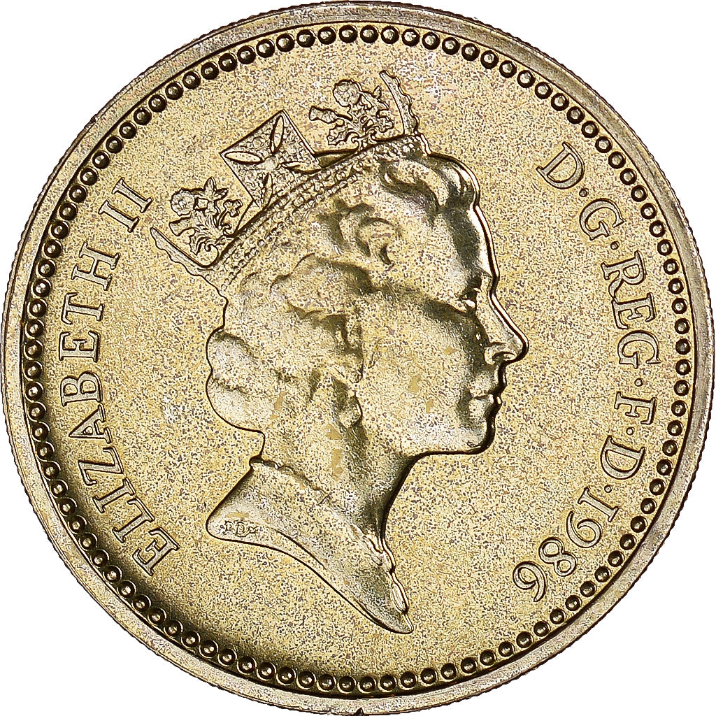 Moneda, Gran Bretaña, Pound, 1986