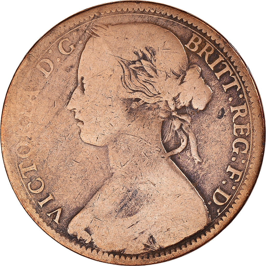 Moeda, Grã-Bretanha, Penny, 1865