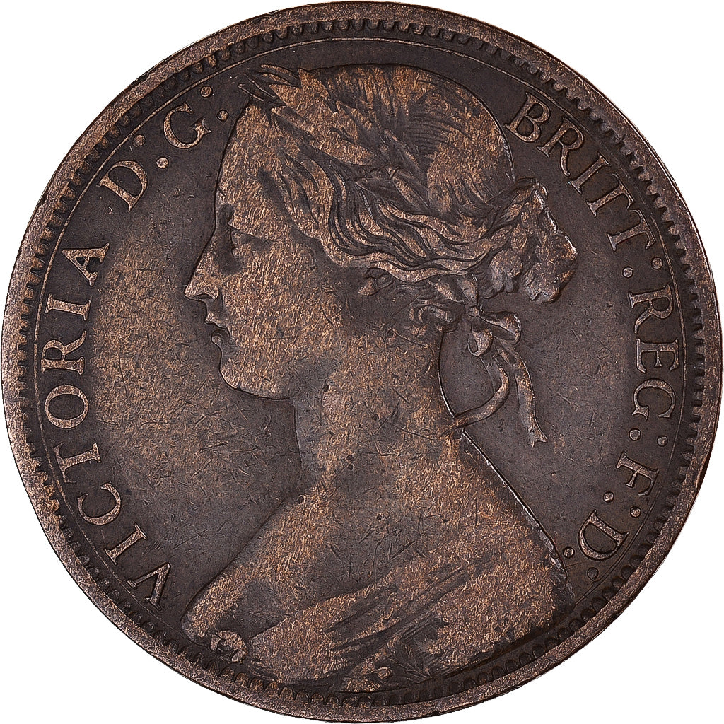 Monnaie, Grande-Bretagne, Penny, 1866