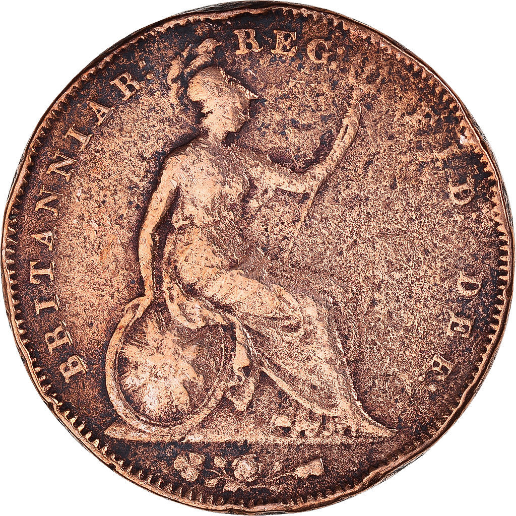 Munten, Groot Bretagne, Penny, 1855