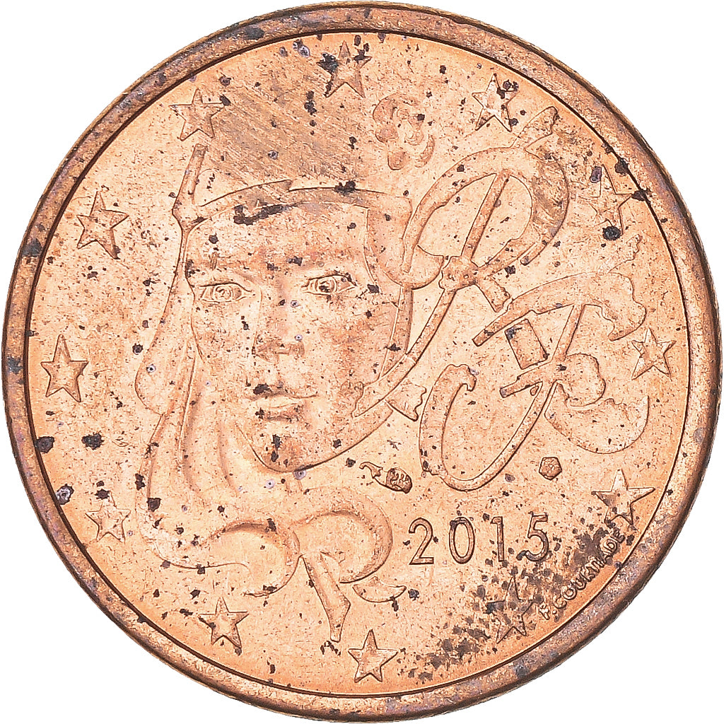 Münze, Frankreich, 5 Euro Cent, 2015
