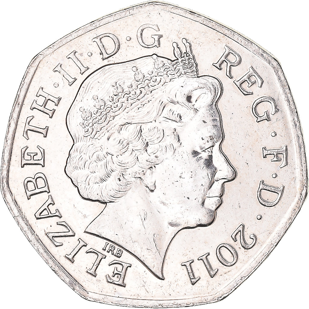 Moeda, Grã-Bretanha, 50 Pence, 2011