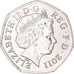 Moeda, Grã-Bretanha, 50 Pence, 2011