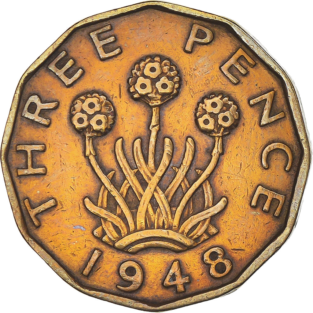 Moneta, Gran Bretagna, 3 Pence, 1948