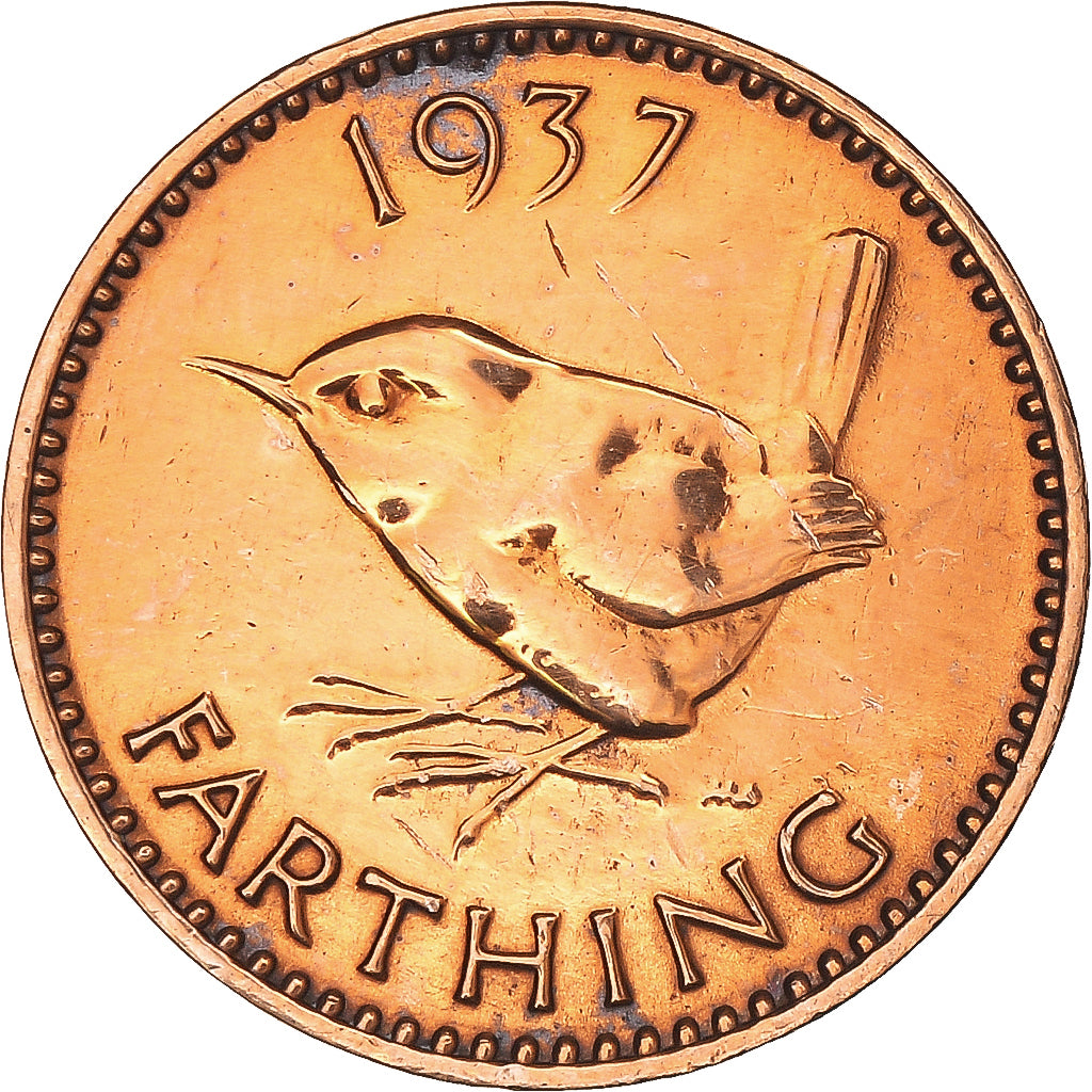 Monnaie, Grande-Bretagne, Farthing, 1937