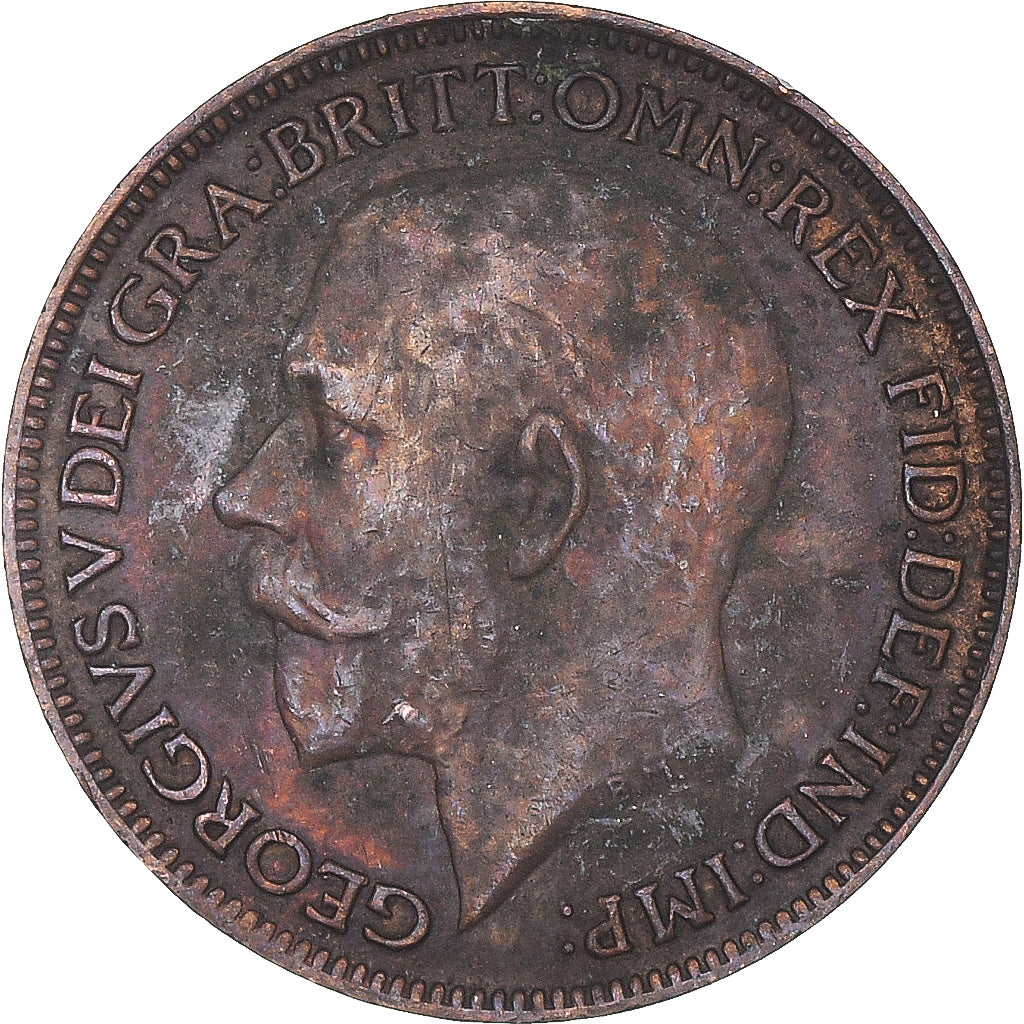Monnaie, Grande-Bretagne, Farthing, 1924