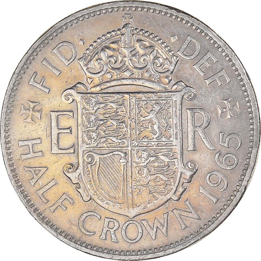 Moneta, Gran Bretagna, 1/2 Crown, 1965