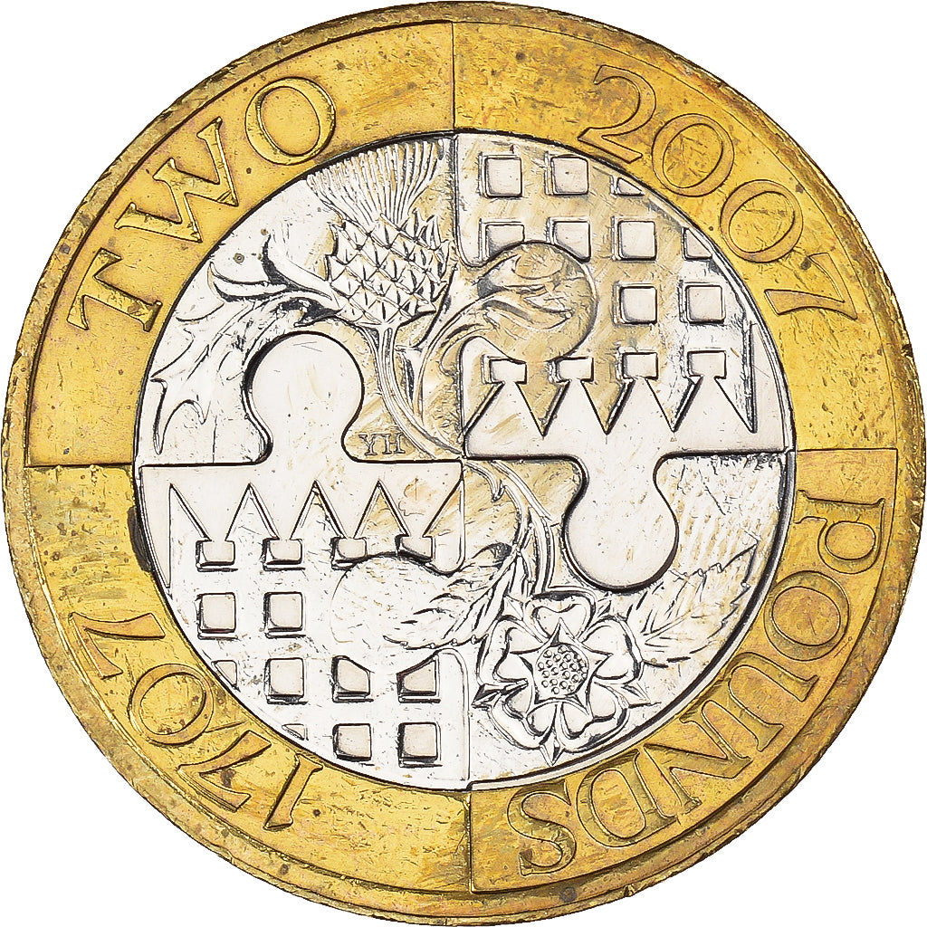 Monnaie, Grande-Bretagne, 2 Pounds, 2007