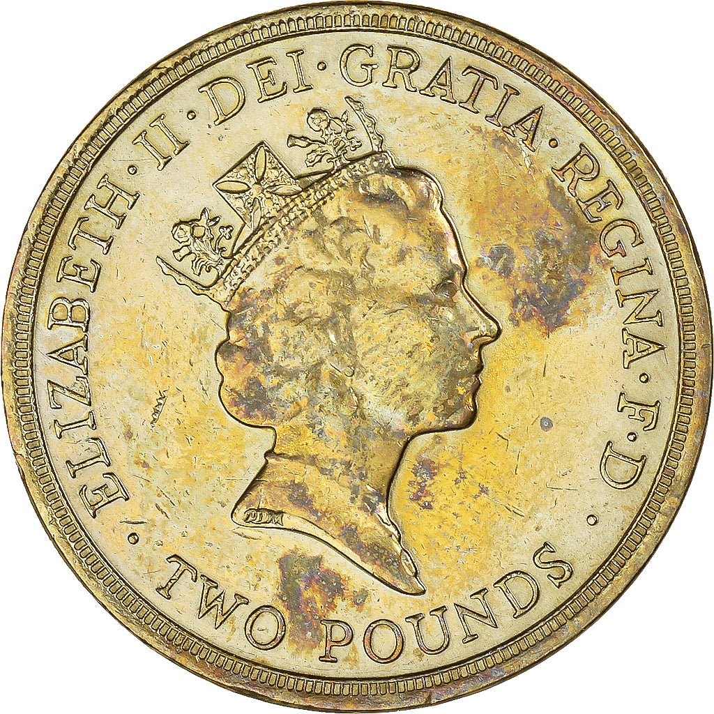 Münze, Großbritannien, 2 Pounds, 1986