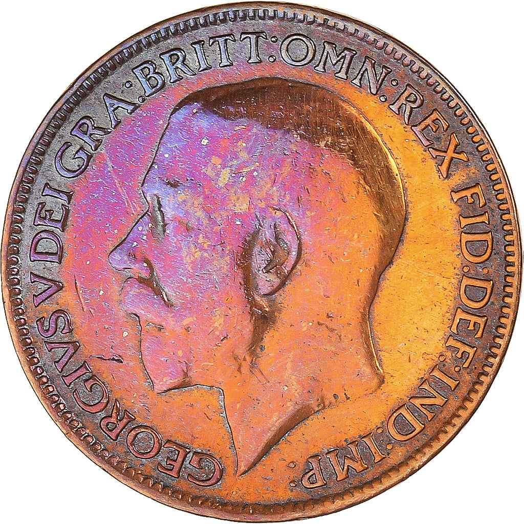 Moneta, Wielka Brytania, Farthing, 1915