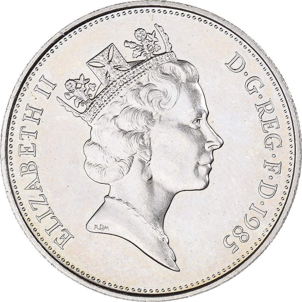 Coin, Great Britain, 10 Pence, 1985