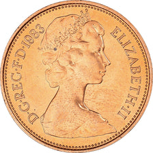 Coin, Great Britain, 2 Pence, 1983
