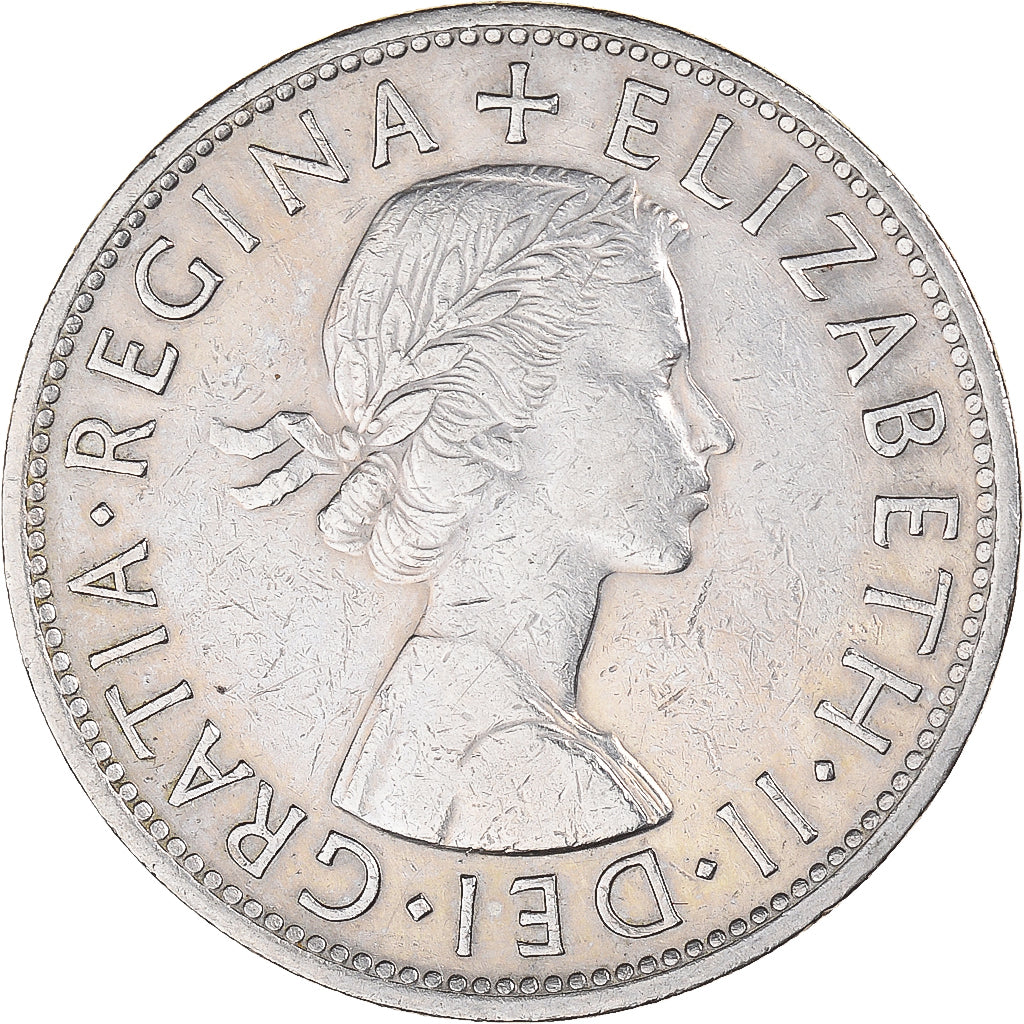 Monnaie, Grande-Bretagne, 1/2 Crown, 1961