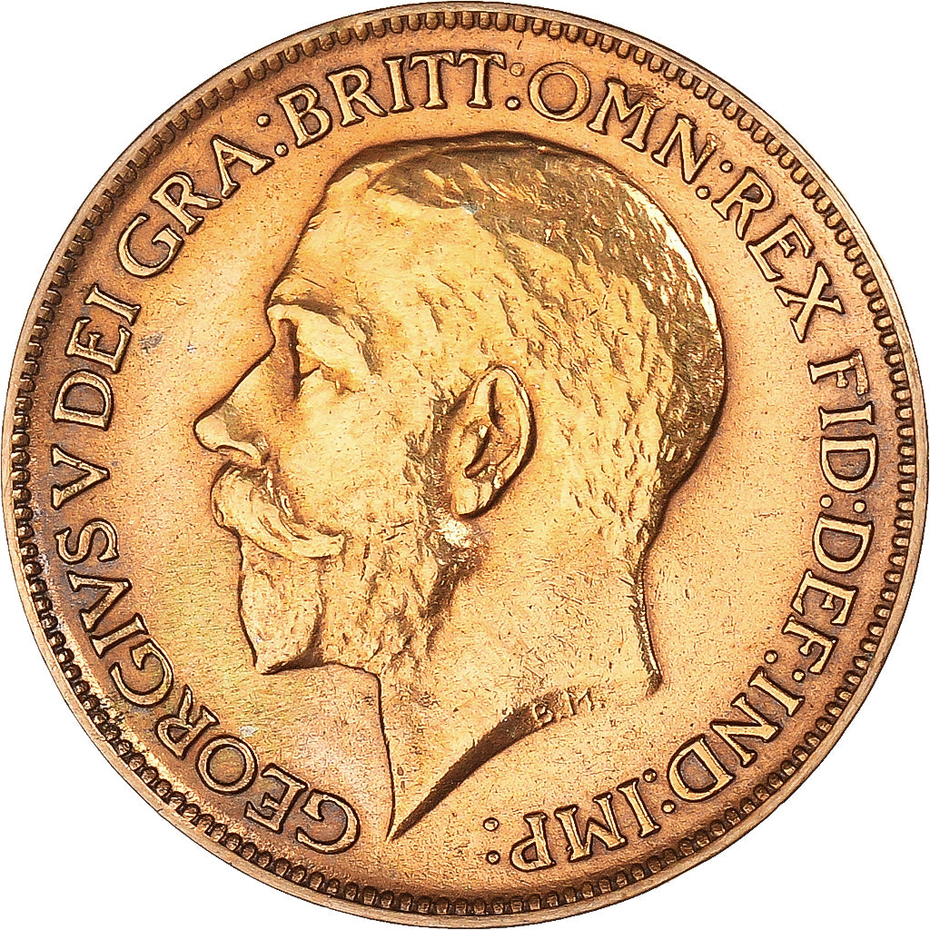 Münze, Großbritannien, Farthing, 1913
