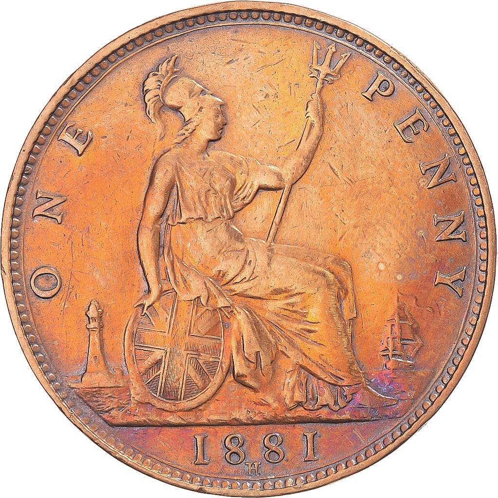 Münze, Großbritannien, Penny, 1881