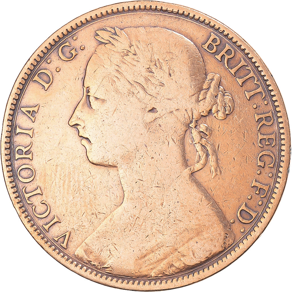 Coin, Great Britain, Penny, 1885