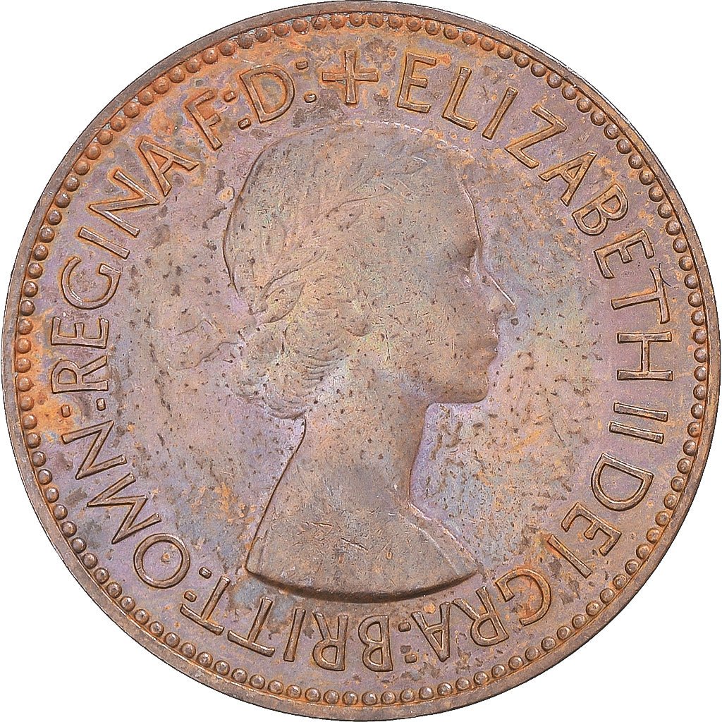 Moneta, Gran Bretagna, 1/2 Penny, 1953