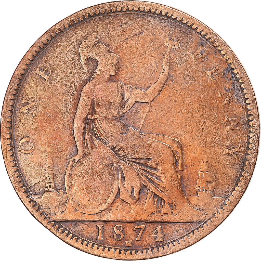 Moneta, Gran Bretagna, Penny, 1874