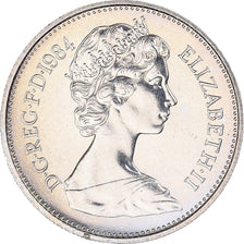 Coin, Great Britain, 5 Pence, 1984