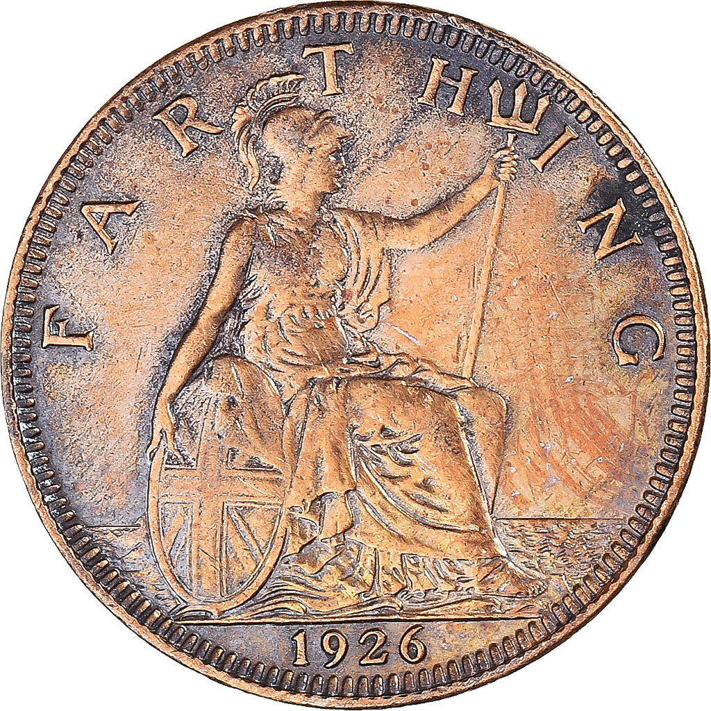 Monnaie, Grande-Bretagne, Farthing, 1926