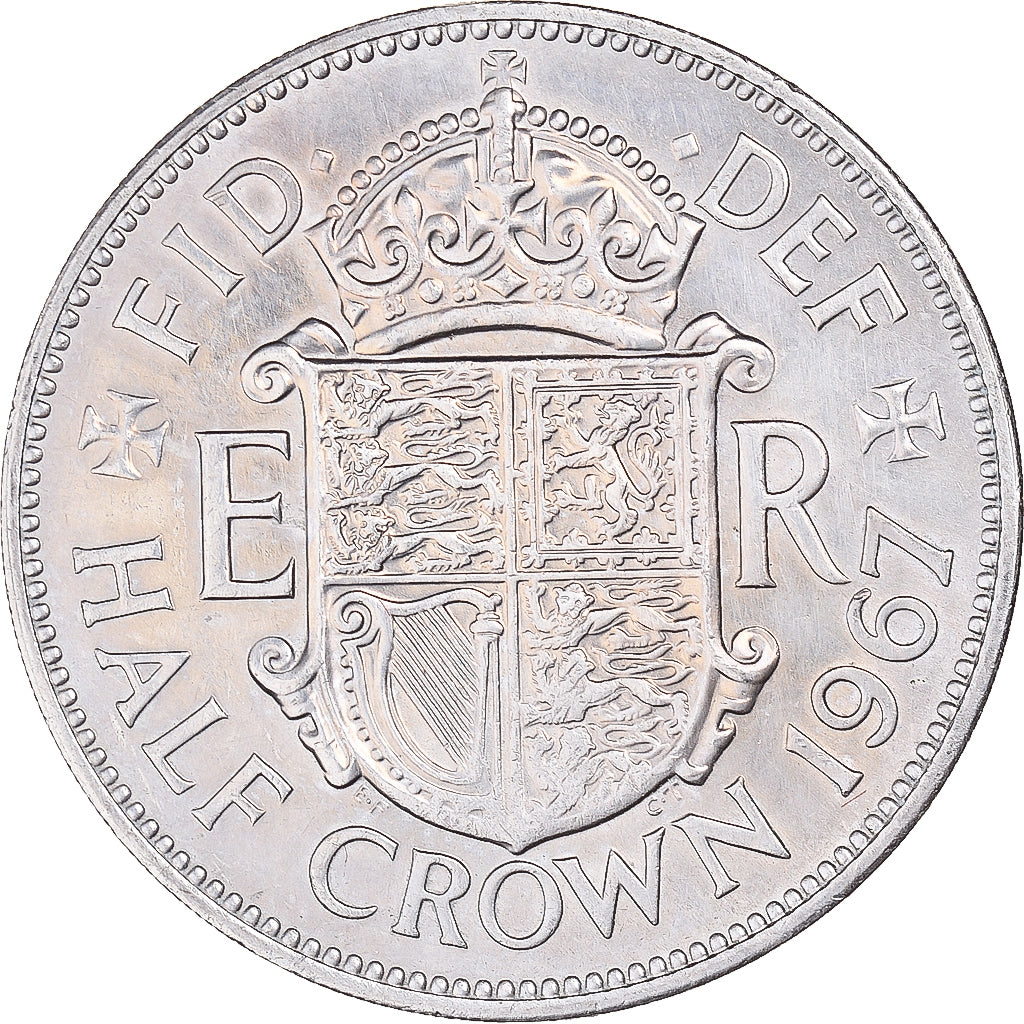 Moneta, Gran Bretagna, 1/2 Crown, 1967