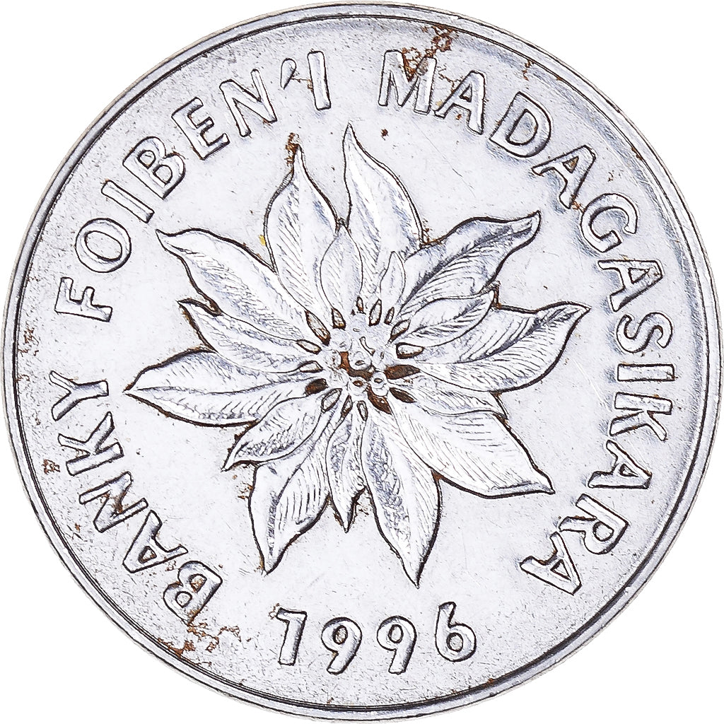 Monnaie, Madagascar, 5 Ariary, 1996