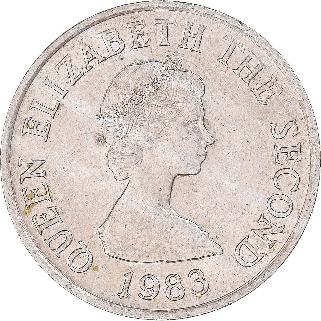 Coin, Jersey, 5 Pence, 1983