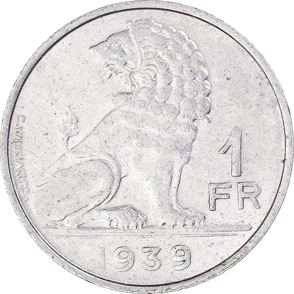 Munten, België, Franc, 1939