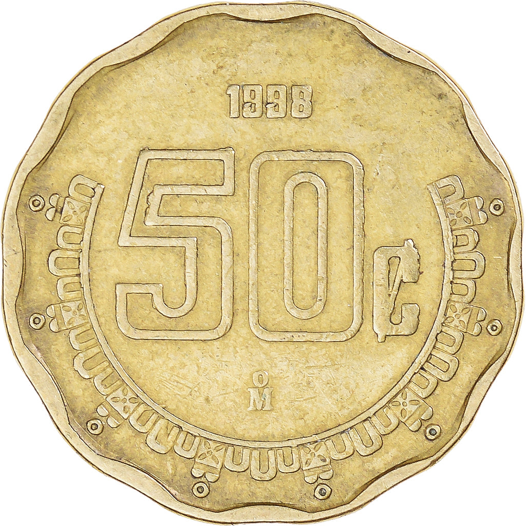 Moneta, Messico, 50 Centavos, 1998