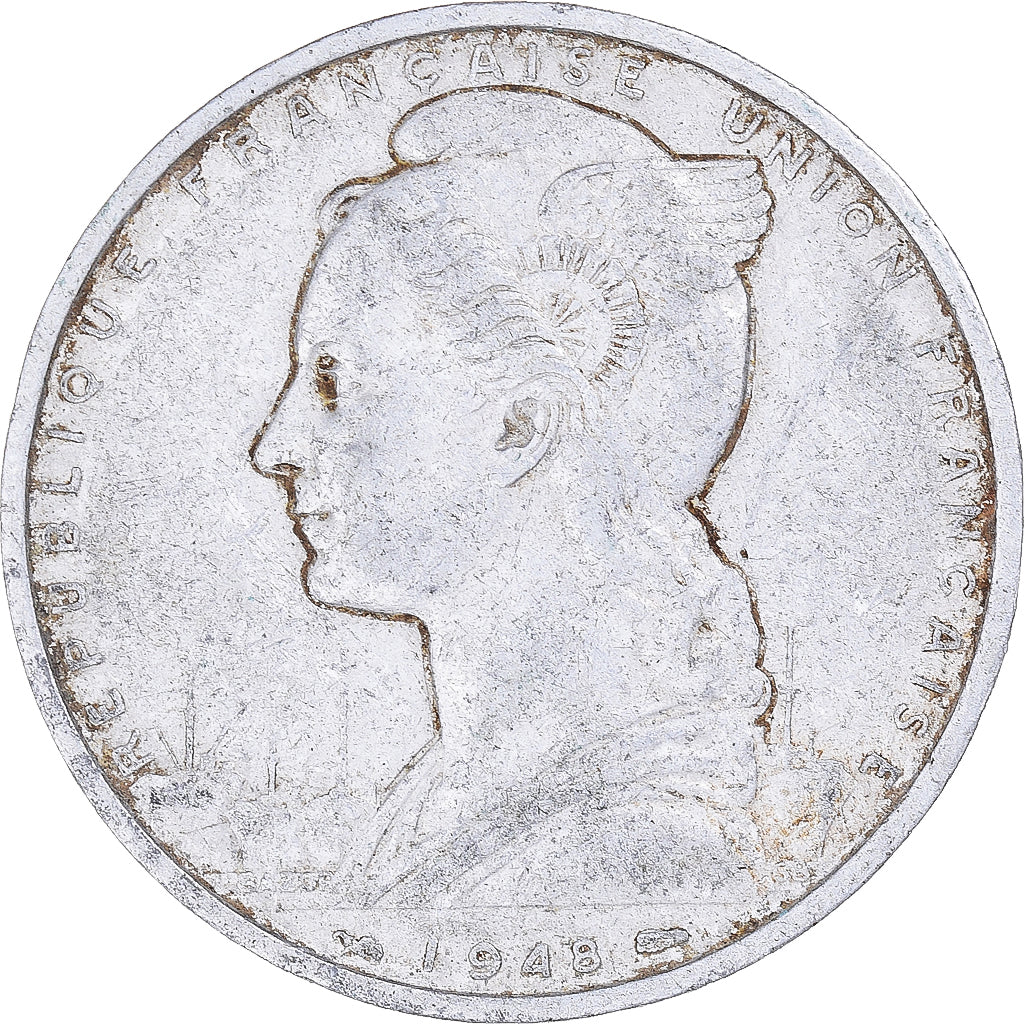 Moneta, Somaliland, 5 Francs, 1948