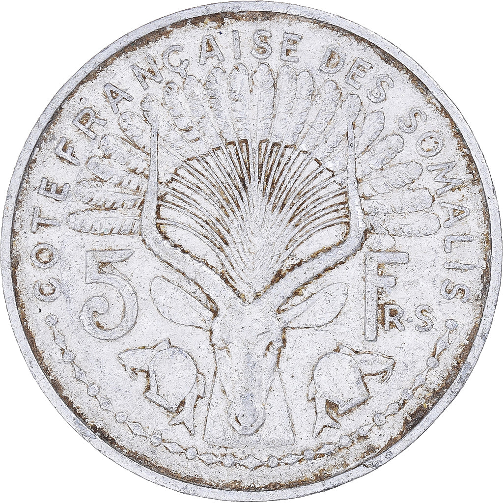 Moneta, Somaliland, 5 Francs, 1948
