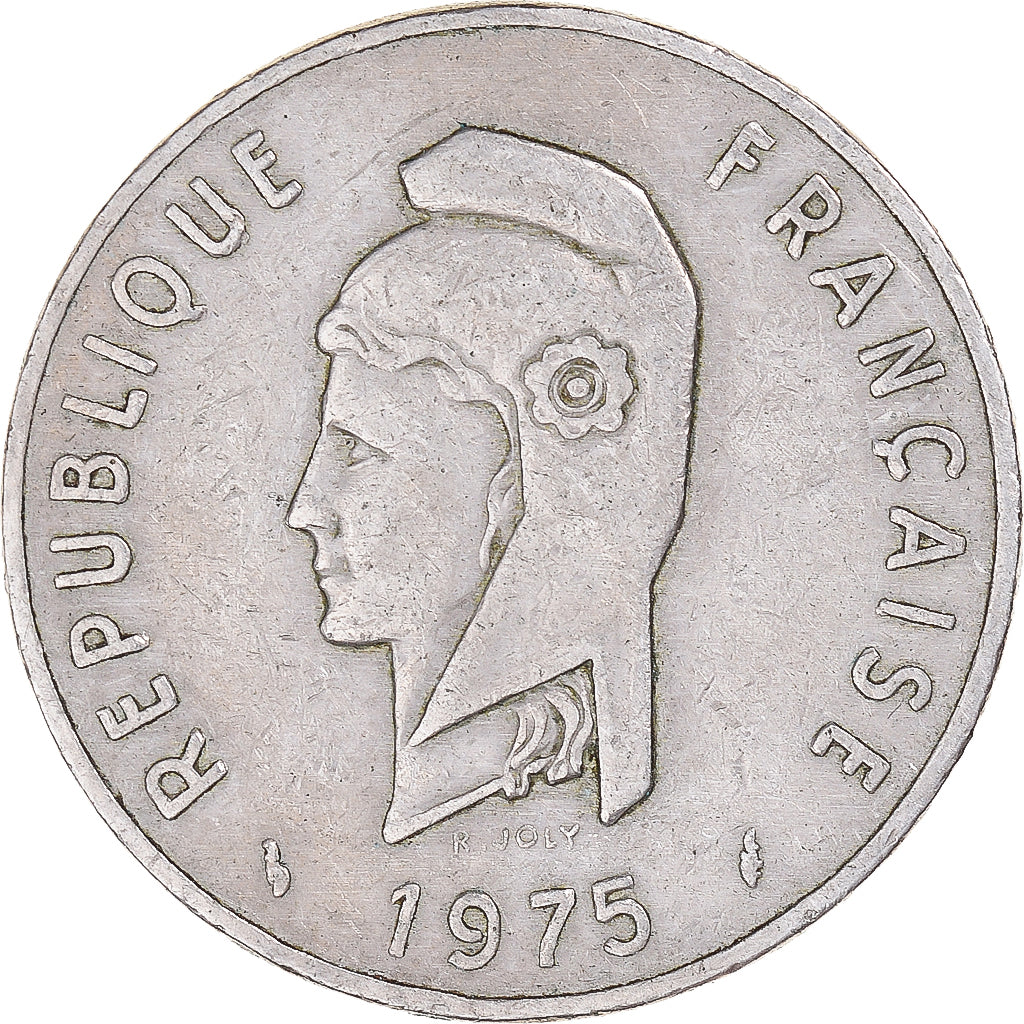 Coin, FRENCH AFARS & ISSAS, 100 Francs, 1975