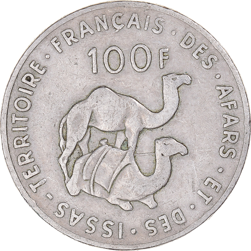 Coin, FRENCH AFARS & ISSAS, 100 Francs, 1975