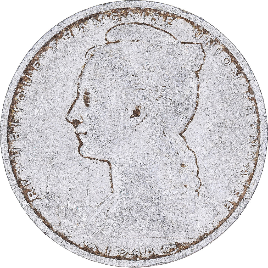 Coin, Somaliland, 5 Francs, 1948