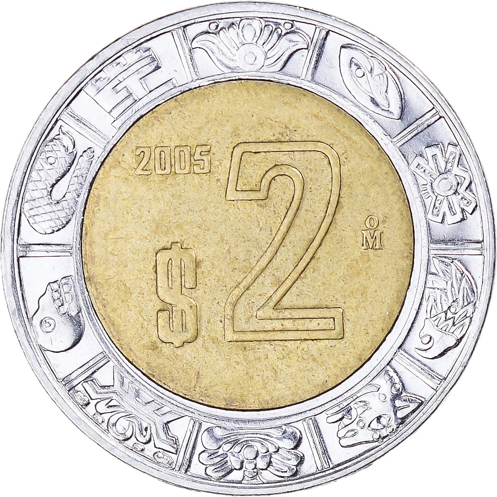 Moneta, Messico, 2 Pesos, 2005