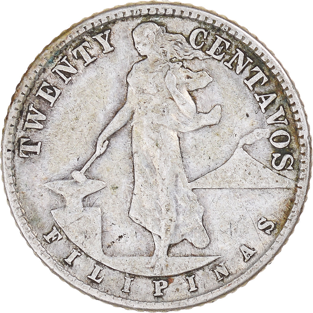 Monnaie, Philippines, 20 Centavos, 1944