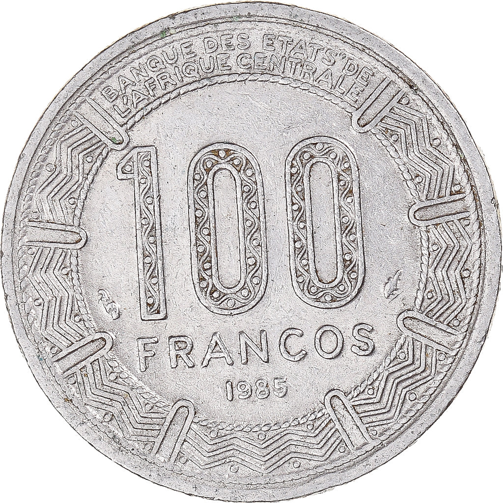 Moneta, Guinea, 100 Francos, 1985