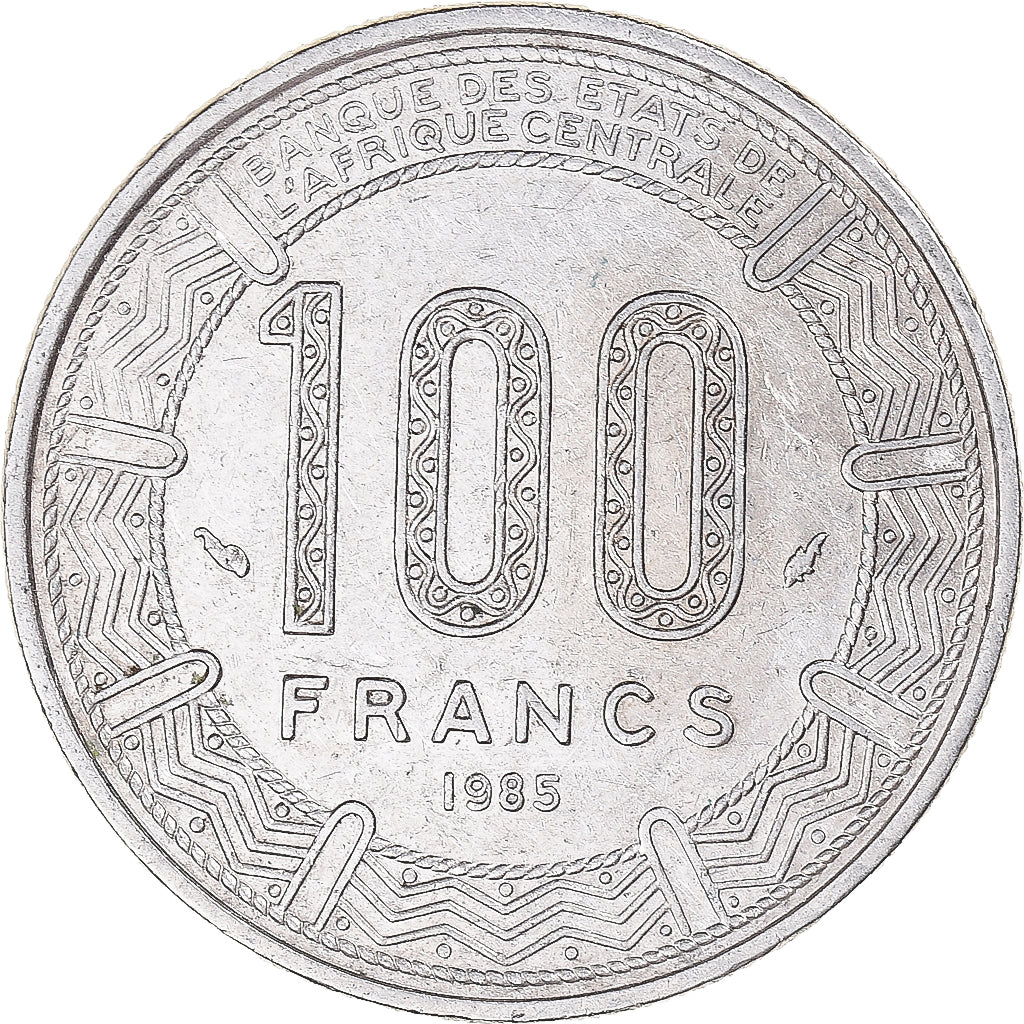 Moneta, Ciad, 100 Francs, 1985