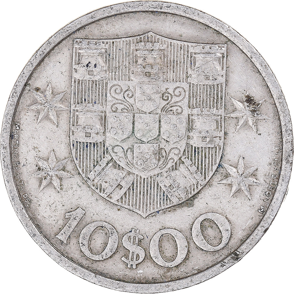 Coin, Portugal, 10 Escudos, 1972