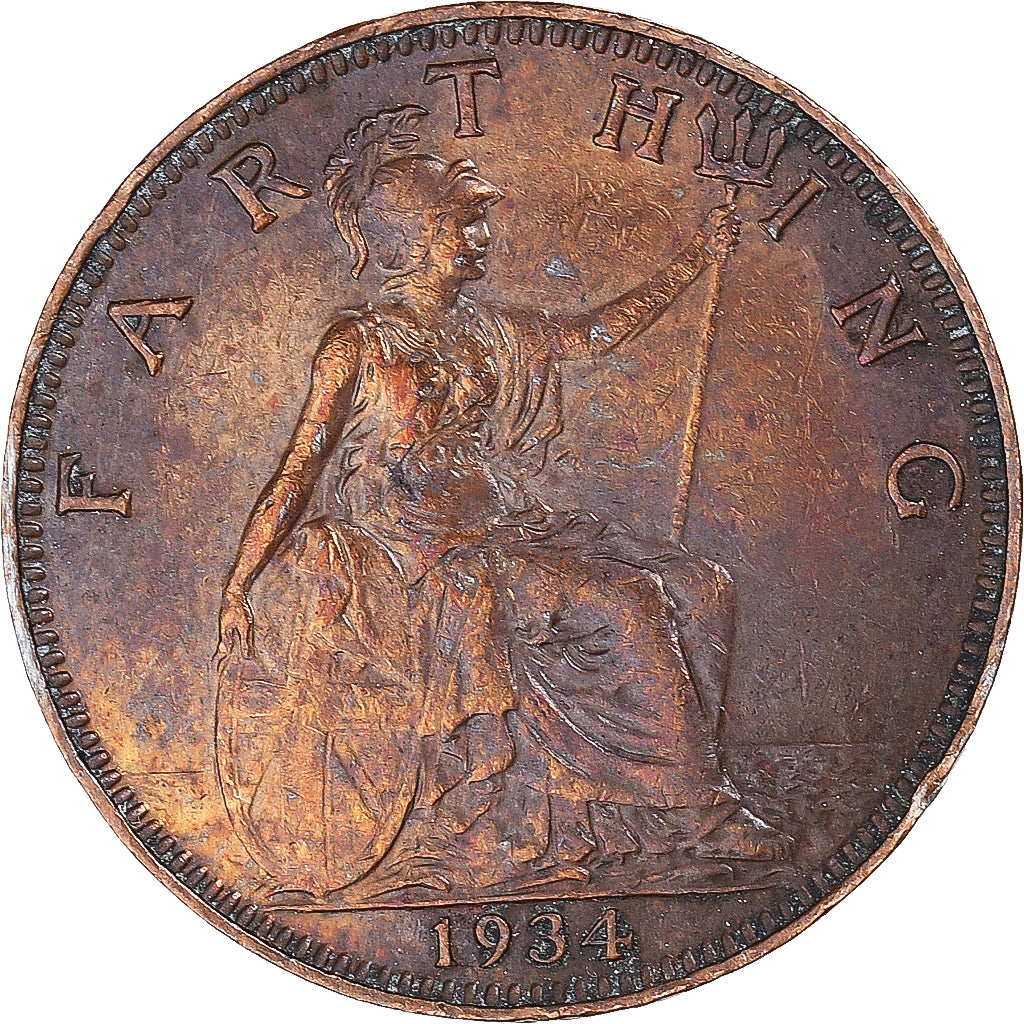 Moneta, Gran Bretagna, Farthing, 1934