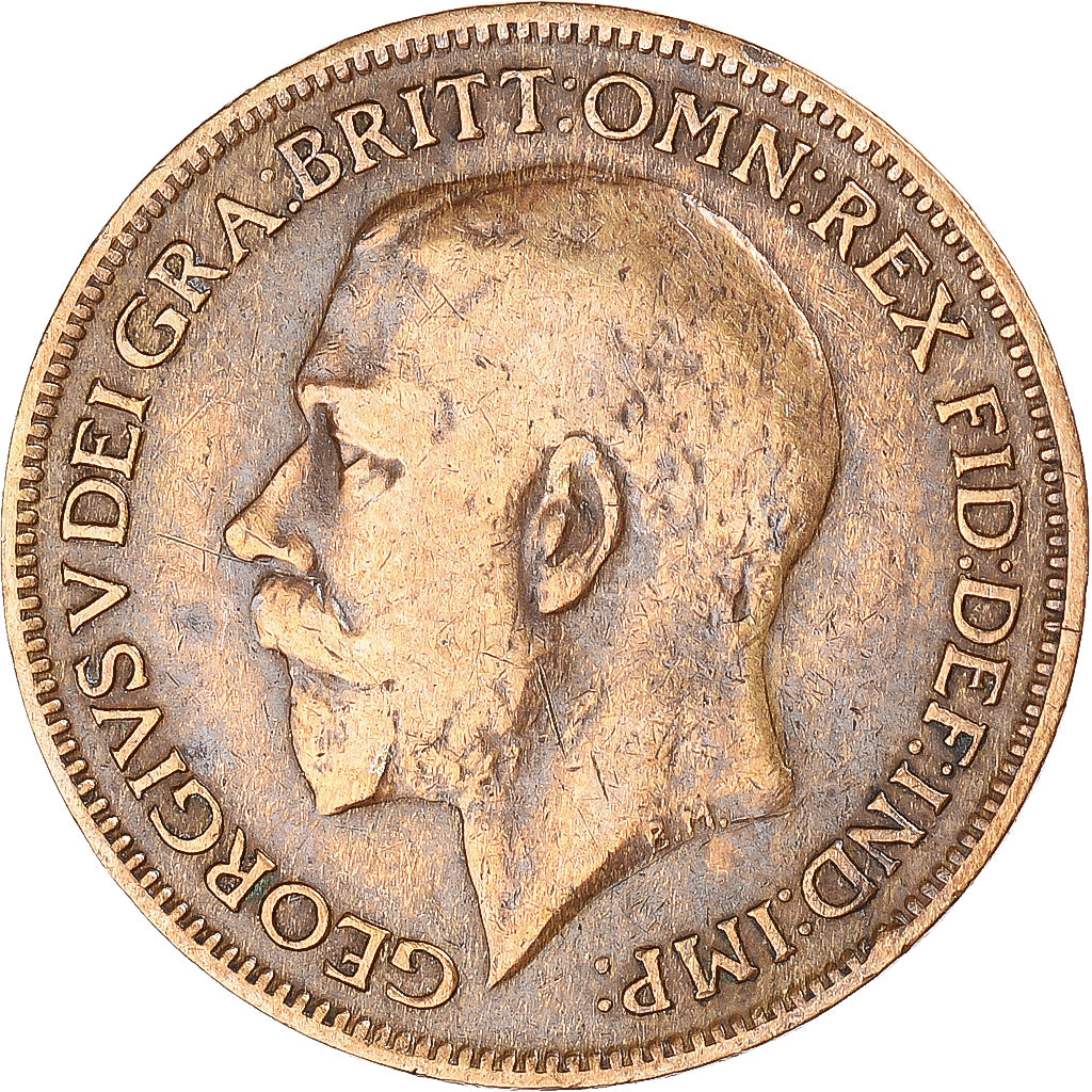 Moeda, Grã-Bretanha, Farthing, 1921